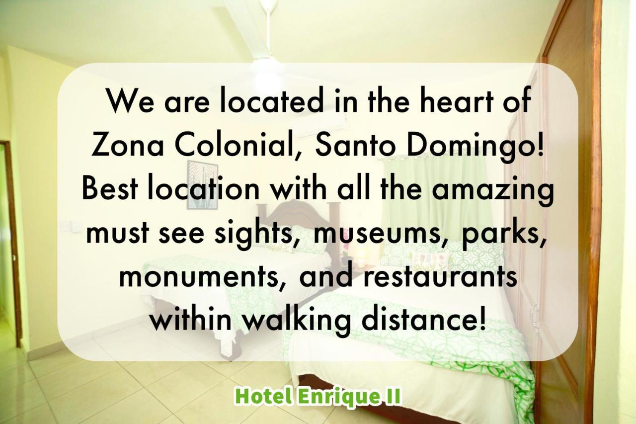 Hotel Enrique II Zona Colonial Vista Al Malecon Santo Domingo Exterior photo