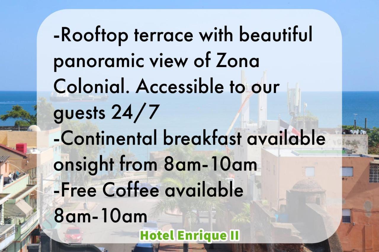 Hotel Enrique II Zona Colonial Vista Al Malecon Santo Domingo Exterior photo